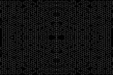 Soyut arkaplan. Monokrom dokusu. Beyaz arkaplanda siyah beyaz çizgiler.