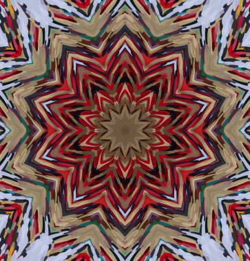 Soyut kaleydoskop arkaplanı. Çoklu renkli kaleydoskop dokusu.