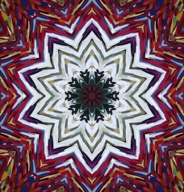 Soyut kaleydoskop arkaplanı. Çoklu renkli kaleydoskop dokusu.