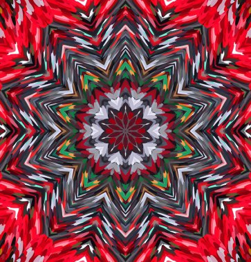 Soyut kaleydoskop arkaplanı. Çoklu renkli kaleydoskop dokusu.