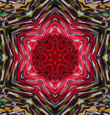 Soyut kaleydoskop arkaplanı. Çoklu renkli kaleydoskop dokusu.