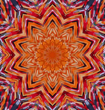 Soyut kaleydoskop arkaplanı. Çoklu renkli kaleydoskop dokusu.