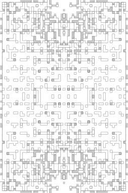 Soyut arkaplan. Monokrom dokusu. Beyaz arkaplanda siyah beyaz çizgiler.