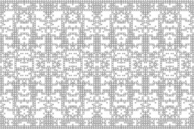 Soyut arkaplan. Monokrom dokusu. Beyaz arkaplanda siyah beyaz çizgiler.