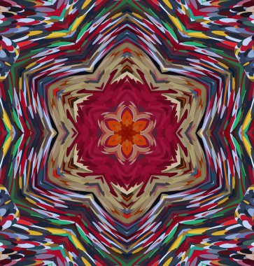 Soyut kaleydoskop arkaplanı. Çoklu renkli kaleydoskop dokusu.