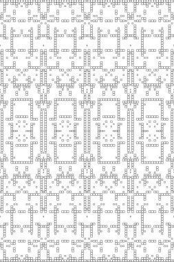 Soyut arkaplan. Monokrom dokusu. Beyaz arkaplanda siyah beyaz çizgiler.