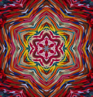 Soyut kaleydoskop arkaplanı. Çoklu renkli kaleydoskop dokusu.