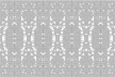 Soyut arkaplan. Monokrom dokusu. Beyaz arkaplanda siyah beyaz çizgiler.