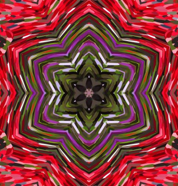 Soyut kaleydoskop arkaplanı. Çoklu renkli kaleydoskop dokusu.