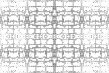 Soyut arkaplan. Monokrom dokusu. Beyaz arkaplanda siyah beyaz çizgiler.