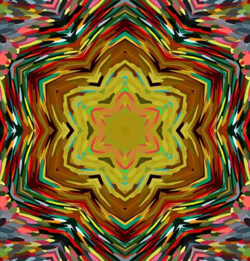 Soyut kaleydoskop arkaplanı. Çoklu renkli kaleydoskop dokusu.