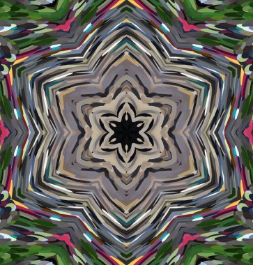 Soyut kaleydoskop arkaplanı. Çoklu renkli kaleydoskop dokusu.