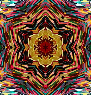 Soyut kaleydoskop arkaplanı. Çoklu renkli kaleydoskop dokusu.