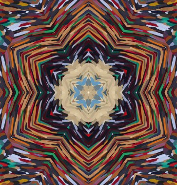 Soyut kaleydoskop arkaplanı. Çoklu renkli kaleydoskop dokusu.