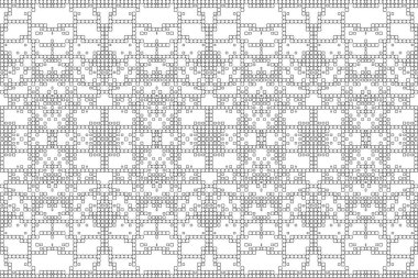 Soyut arkaplan. Monokrom dokusu. Beyaz arkaplanda siyah beyaz çizgiler.