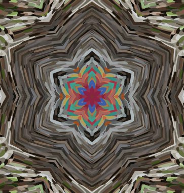 Soyut kaleydoskop arkaplanı. Çoklu renkli kaleydoskop dokusu.