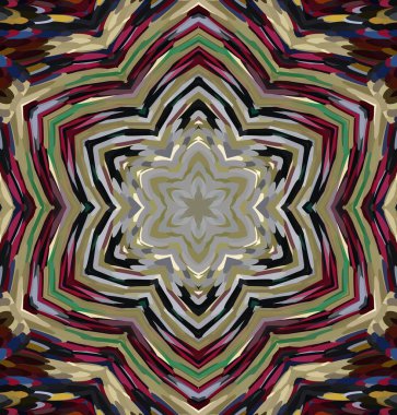 Soyut kaleydoskop arkaplanı. Çoklu renkli kaleydoskop dokusu.