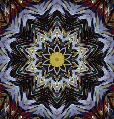 Soyut kaleydoskop arkaplanı. Çoklu renkli kaleydoskop dokusu.