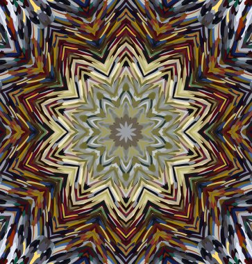 Soyut kaleydoskop arkaplanı. Çoklu renkli kaleydoskop dokusu.