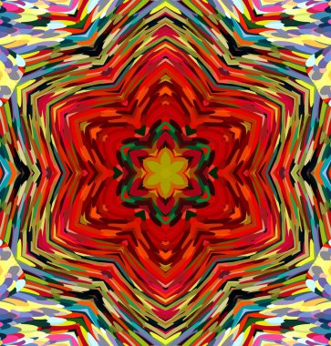 Soyut kaleydoskop arkaplanı. Çoklu renkli kaleydoskop dokusu.