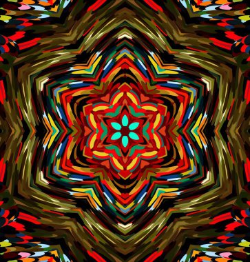 Soyut kaleydoskop arkaplanı. Çoklu renkli kaleydoskop dokusu.