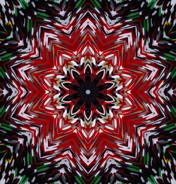 Soyut kaleydoskop arkaplanı. Çoklu renkli kaleydoskop dokusu.