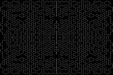 Soyut arkaplan. Monokrom dokusu. Beyaz arkaplanda siyah beyaz çizgiler.