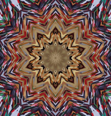 Soyut kaleydoskop arkaplanı. Çoklu renkli kaleydoskop dokusu.