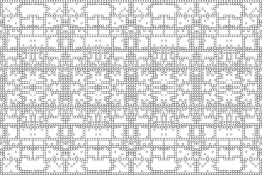 Soyut arkaplan. Monokrom dokusu. Beyaz arkaplanda siyah beyaz çizgiler.