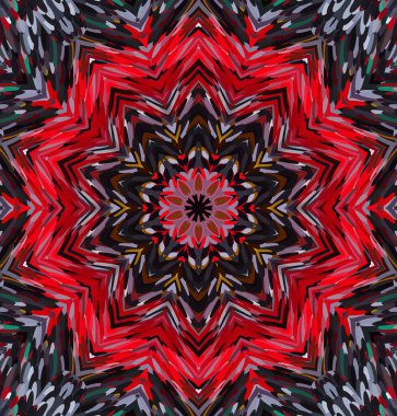 Soyut kaleydoskop arkaplanı. Çoklu renkli kaleydoskop dokusu.