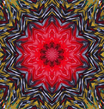 Soyut kaleydoskop arkaplanı. Çoklu renkli kaleydoskop dokusu.