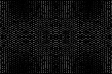 Soyut arkaplan. Monokrom dokusu. Beyaz arkaplanda siyah beyaz çizgiler.