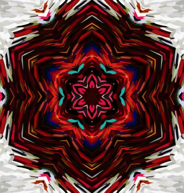 Soyut kaleydoskop arkaplanı. Çoklu renkli kaleydoskop dokusu.