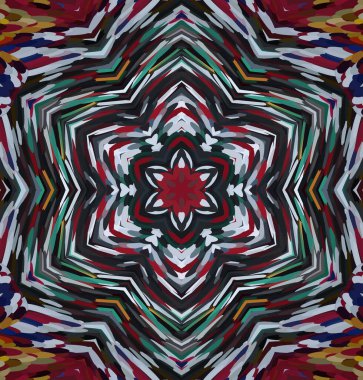 Soyut kaleydoskop arkaplanı. Çoklu renkli kaleydoskop dokusu.