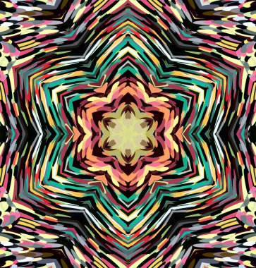 Soyut kaleydoskop arkaplanı. Çoklu renkli kaleydoskop dokusu.