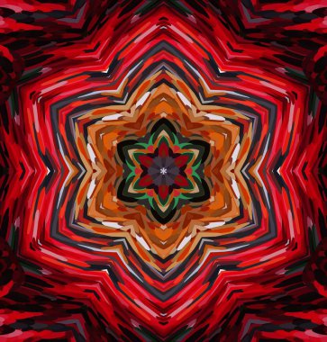 Soyut kaleydoskop arkaplanı. Çoklu renkli kaleydoskop dokusu.