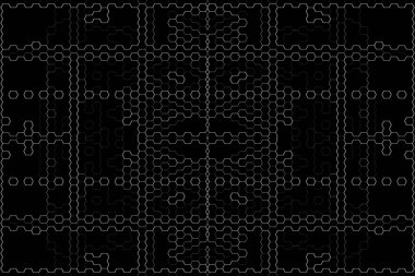 Soyut arkaplan. Monokrom dokusu. Beyaz arkaplanda siyah beyaz çizgiler.