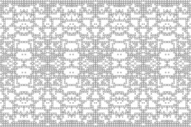 Soyut arkaplan. Monokrom dokusu. Beyaz arkaplanda siyah beyaz çizgiler.