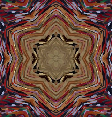 Soyut kaleydoskop arkaplanı. Çoklu renkli kaleydoskop dokusu.