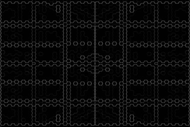 Soyut arkaplan. Monokrom dokusu. Beyaz arkaplanda siyah beyaz çizgiler.