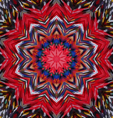 Soyut kaleydoskop arkaplanı. Çoklu renkli kaleydoskop dokusu.