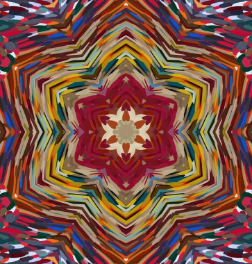 Soyut kaleydoskop arkaplanı. Çoklu renkli kaleydoskop dokusu.