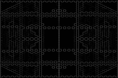 Soyut arkaplan. Monokrom dokusu. Beyaz arkaplanda siyah beyaz çizgiler.