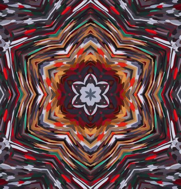 Soyut kaleydoskop arkaplanı. Çoklu renkli kaleydoskop dokusu.