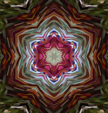 Soyut kaleydoskop arkaplanı. Çoklu renkli kaleydoskop dokusu.