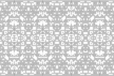 Soyut arkaplan. Monokrom dokusu. Beyaz arkaplanda siyah beyaz çizgiler.