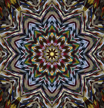 Soyut kaleydoskop arkaplanı. Çoklu renkli kaleydoskop dokusu.