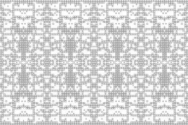 Soyut arkaplan. Monokrom dokusu. Beyaz arkaplanda siyah beyaz çizgiler.