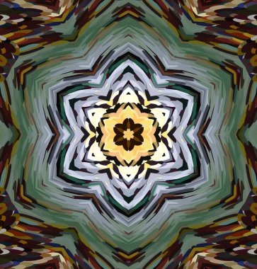 Soyut kaleydoskop arkaplanı. Çoklu renkli kaleydoskop dokusu.