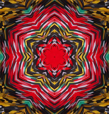 Soyut kaleydoskop arkaplanı. Çoklu renkli kaleydoskop dokusu.